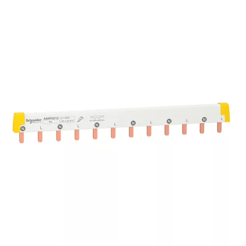 Schneider Electric Acti9 fésűs gyűjtősín, 2P, 100 A, 12 modul – A9XPH212