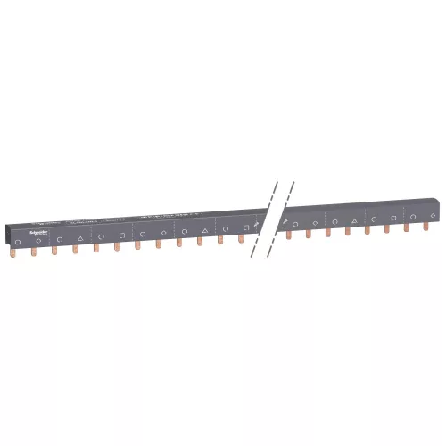 Schneider Electric Acti9 fésűs gyűjtősín, 3P+N, 100 A, 57 modul – A9XPH557