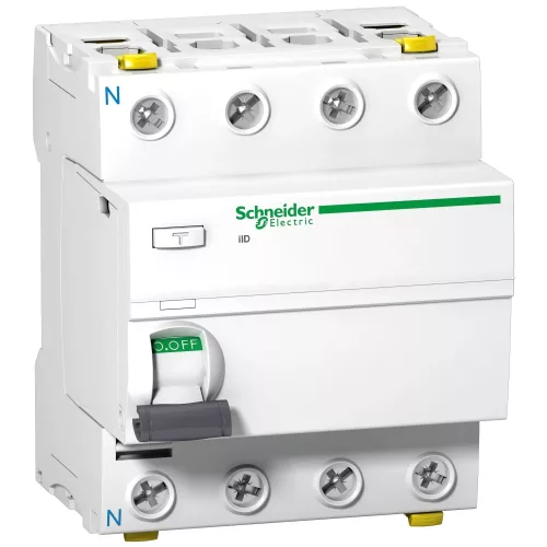 Schneider Electric Acti9 iID A9Z25463 áram-védőkapcsoló Fi-relé 4P 63A 300mA A típusú szelektív
