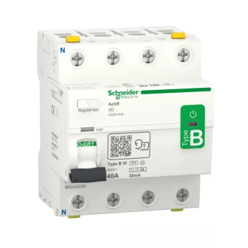 Schneider Electric Acti9 iID A9Z61440 B-SI Super Immunised áram-védőkapcsoló Fi-relé 4P 40A 30mA
