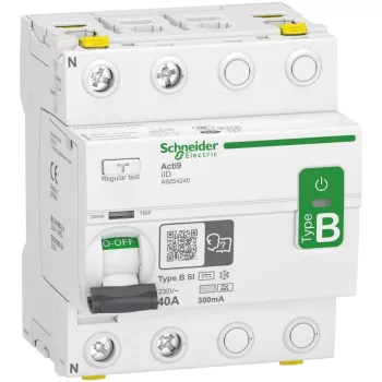 Schneider Electric Acti9 iID A9Z64240 B-SI Super Immunised áram-védőkapcsoló Fi-relé 2P 40A 300mA
