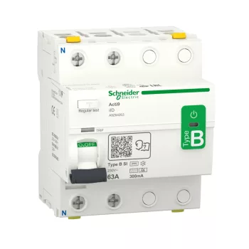 Schneider Electric Acti9 iID A9Z64263 B-SI Super Immunised áram-védőkapcsoló Fi-relé 2P 63A 300mA