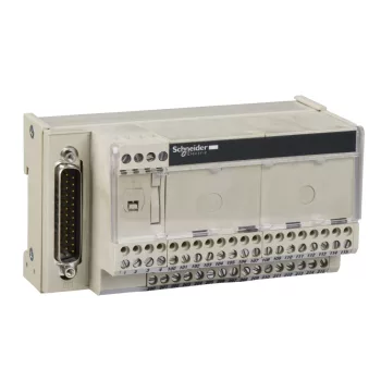   Schneider Electric ABE7CPA03 Modicon ABE7 elosztóblokk, 8 csatornás, analóg Quantum/Premium/X80 I/O kártyákhoz, SUB-D25