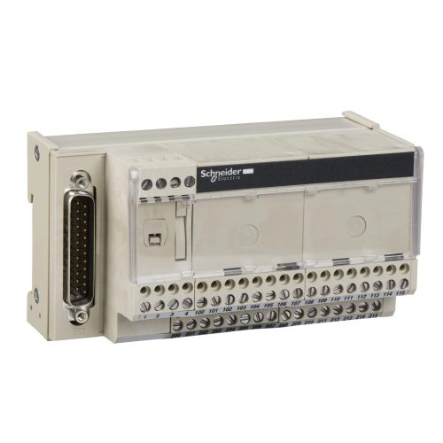 Schneider Electric ABE7CPA03 Modicon ABE7 elosztóblokk, 8 csatornás, analóg Quantum/Premium/X80 I/O kártyákhoz, SUB-D25