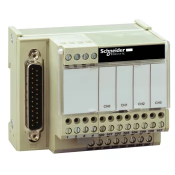 Schneider ABE7CPA21 Analóg alapegység 4 csatorna SUB D25