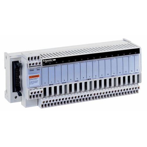 Schneider ABE7H16S43 16 DI, 24VDC, Isolator & fuse per ch, LED