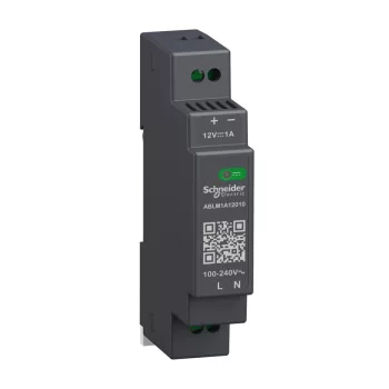   Schneider Electric ABLM1A12010 Modicon Modular tápegység, moduláris, DIN sínre szerelhető, 1f, 12 VDC, 1 A, 12 W