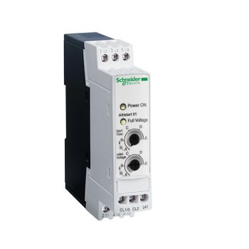   Schneider Electric, Altistart, ATS01N103FT, lágyindító 3A, 1f 0,37Kw 230V vagy 3f 0,37-0,55Kw 230-400V motorokhoz, Altistart 01 (Schneider ATS01N103FT)