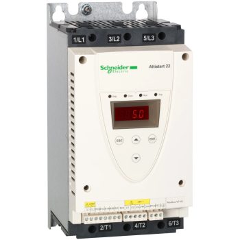   Schneider Electric, Altistart, ATS22D17Q, lágyindító 17A, 3f 4-7,5Kw 230-440V 50/60 Hz motorokhoz, Altistart 22 (Schneider ATS22D17Q)