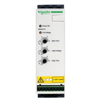   Schneider Electric ATSU01N222LT Altistart 01 lágyindító / lágyleállító TeSys U-hoz, 22A, 11kW, 3f, 200...480VAC