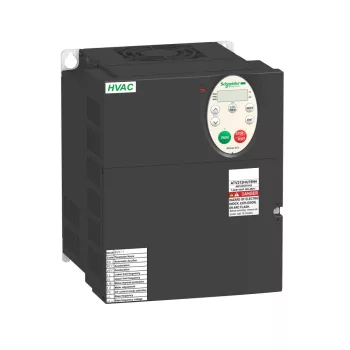   Schneider ATV212HD11N4 frekvenciaváltó 11 kW, 3 fázis, 380..480V AC, C2 osztályú EMC szűrővel, IP21 (Altivar 212 épületes alkalmazásokra)