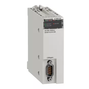  Schneider Electric BMECXM0100H X80 kommunikációs modul, CANopen master, SUB-D9, lakkozott