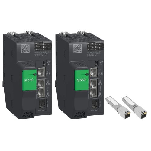 Schneider Electric BMEH582040K Modicon M580 HSBY redundáns processzor készlet (2xCPU + 2xSPF csatlakozó), L2 RIO