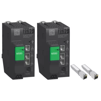  Schneider Electric BMEH584040K Modicon M580 HSBY redundáns processzor készlet (2xCPU + 2xSPF csatlakozó), L4 RIO
