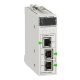 Schneider Electric BMENOP0300C X80 kommunikációs modul, IEC 61850, 10BASE-T / 100BASE-TX, lakkozott