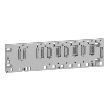   Schneider Electric BMEXBP0602H X80 hátlap, Ethernet, M580 PLC-hez, 6 I/O kártyahely, redundáns tápegységhez, lakkozott