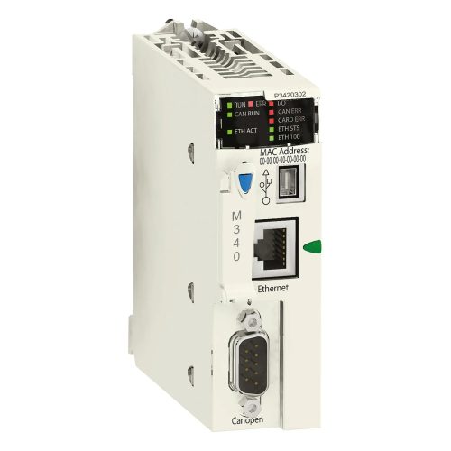 Schneider BMXP3420302 L2 Processzor M340 CPU Ethernet CANopen2