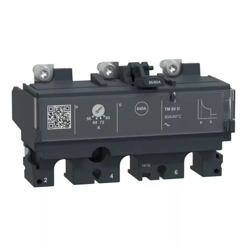 Schneider ComPacT NSX100 3P3D 80 A TMD kioldóegység