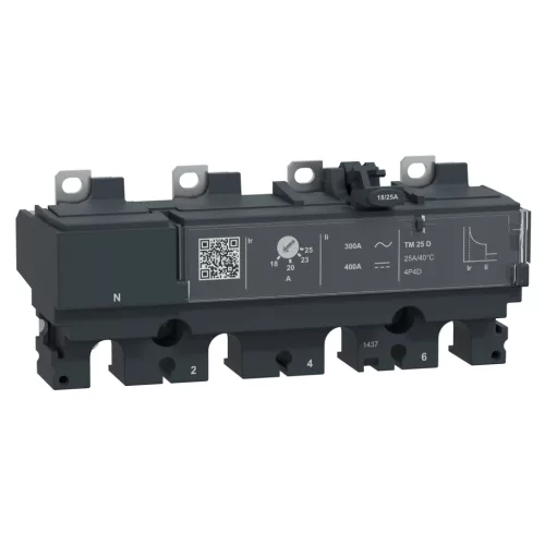 Schneider ComPacT NSX100 4P4D 25 A TMD kioldóegység