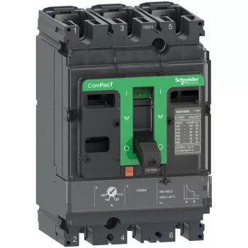 Schneider ComPacT NSX100B 3P3D 63 A TMD kompakt megszakító, 25 kA
