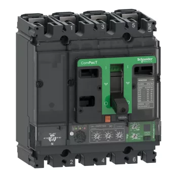 Schneider ComPacT NSX100B 4P4D 100 A ML4.2 kompakt megszakító, 25 kA