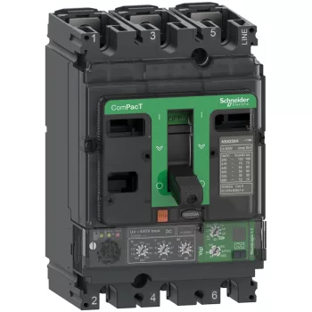Schneider ComPacT NSX100H 3P3D 100 A ML4.2 kompakt megszakító, 70 kA