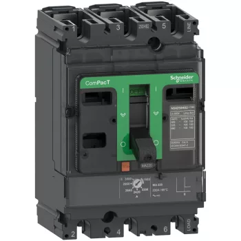 Schneider ComPacT NSX100H 3P3D 100 A MA kompakt megszakító, 70 kA