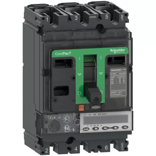 Schneider ComPacT NSX100R 3P3D 40 A ML6.2E kompakt megszakító, 200 kA