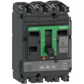 Schneider ComPacT NSX100HB1 3P3D 25 A ML2.2M kompakt megszakító, 75 kA