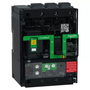 Schneider ComPacT NSXm100E 3P 50 A MicroLogic 4.1 kompakt megszakító, 16 kA, EverLink csatlakozó