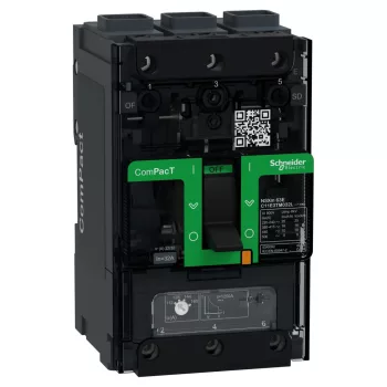 Schneider ComPacT NSXm100E 3P 32 A TM-D kompakt megszakító, 16 kA, EverLink csatlakozó