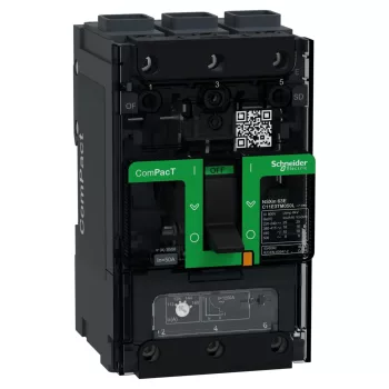Schneider ComPacT NSXm100E 3P 50 A TM-D kompakt megszakító, 16 kA, EverLink csatlakozó