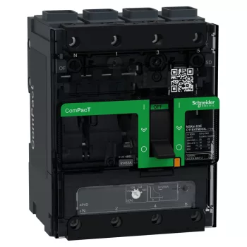 Schneider ComPacT NSXm100E 4P 63 A TM-D kompakt megszakító, 16 kA, EverLink csatlakozó