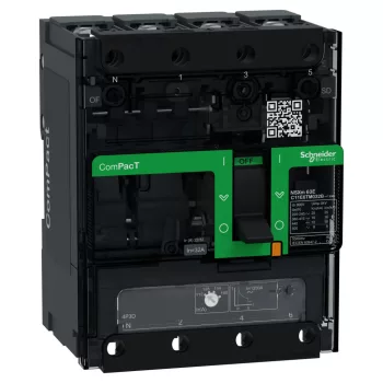 Schneider ComPacT NSXm100E 4P3D 32 A TM-D kompakt megszakító, 16 kA, szorítókapcsos csatlakozás