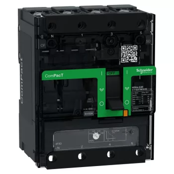 Schneider ComPacT NSXm100E 4P3D 50 A TM-D kompakt megszakító, 16 kA, szorítókapcsos csatlakozás