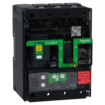 Schneider ComPacT NSXm100F 3P 25 A MicroLogic 4.1 kompakt megszakító, 36 kA, szorítókapcsos csatlakozás