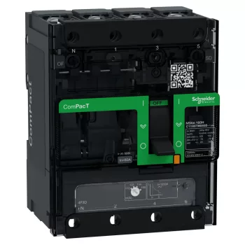 Schneider ComPacT NSXm100H 4P3D 80 A TM-D kompakt megszakító, 70 kA, szorítókapcsos csatlakozás