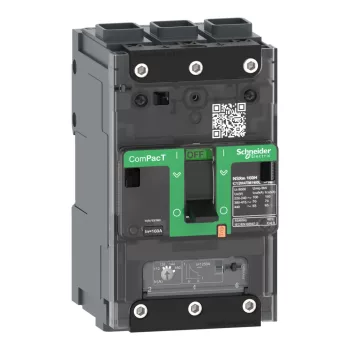 Schneider ComPacT NSXm160H 3P 160 A TM-D kompakt megszakító, 70 kA, EverLink csatlakozó