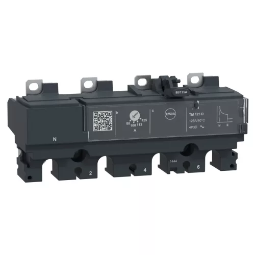 Schneider ComPacT NSX160 4P3D 125 A TMD kioldóegység