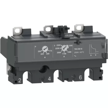 Schneider ComPacT NSX250 3P3D 200 A TMD kioldóegység
