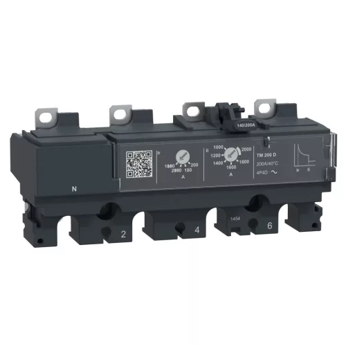Schneider ComPacT NSX250 4P4D 200 A TMD kioldóegység