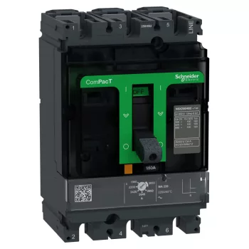 Schneider ComPacT NSX250HB2 3P3D 150 A MA kompakt megszakító, 100 kA