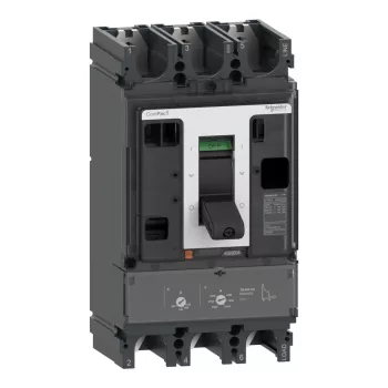 Schneider ComPacT NSX400F 3P3D 400 A TMD kompakt megszakító, 36 kA, egyenáramú (DC)