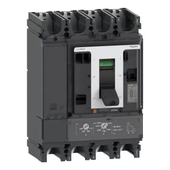 Schneider ComPacT NSX400F 4P4D 320 A TMD kompakt megszakító, 36 kA, fotovoltaikus egyenáramú (DC PV)