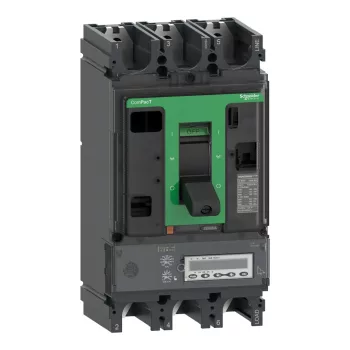 Schneider ComPacT NSX400R 3P3D 400 A ML5.3E kompakt megszakító, 200 kA