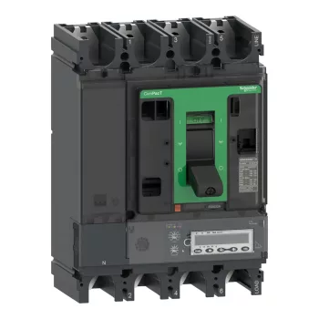 Schneider ComPacT NSX400HB1 4P4D 400 A ML5.3E kompakt megszakító, 75 kA