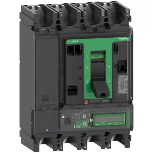 Schneider ComPacT NSX630N 4P4D 570 A ML7.3E kompakt megszakító, 50 kA