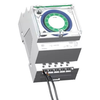   Schneider Electric, CCT15338, mechanikus 60 perces kapcsolóóra, 1 csatorna 10A, 48 BE - 48 KI kapcsolási művelet, menet-tartalék nélkül, Acti9 IH 60mm 1c SRM (Schneider CCT15338)