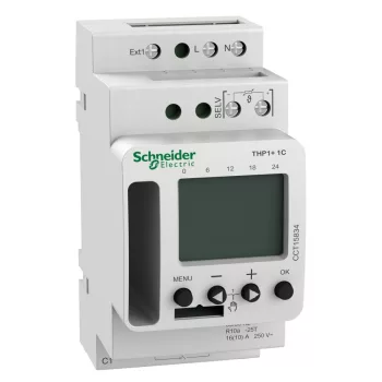 Schneider Electric Acti9 THP1+ 1C programozható termosztát – CCT15834