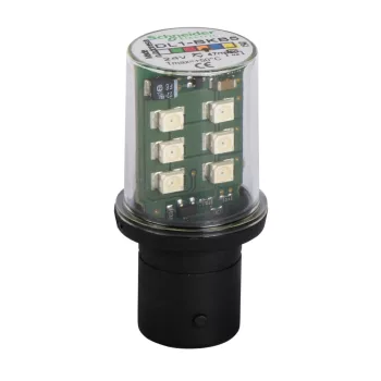 Schneider DL1BKB5 Sárga LED 24V, villogó fényforrás